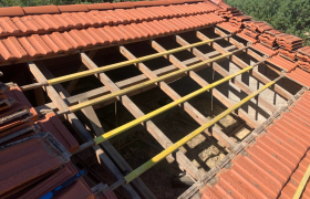 Remplacement de liteaux à la charité sur Loire 58400 